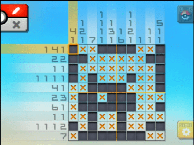 [ Pokemon Picross ] The answer of Standard stage [S07-02] and  the answer of Alt-World stage [A07-03]