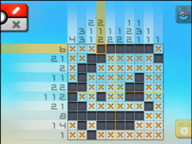 [ Pokemon Picross ] The answer of Standard stage [S07-04] and  the answer of Alt-World stage [A07-02]