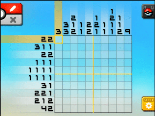 [ Pokemon Picross ] The puzzle of Standard stage [S07-05