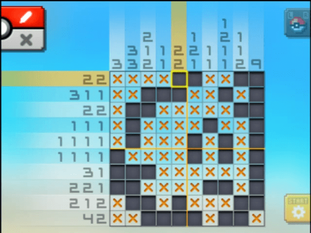 [ Pokemon Picross ] The answer of Standard stage [S07-05] and  the answer of Alt-World stage [A07-04]