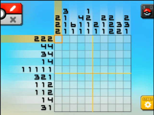 [ Pokemon Picross ] The puzzle of Standard stage [S07-06