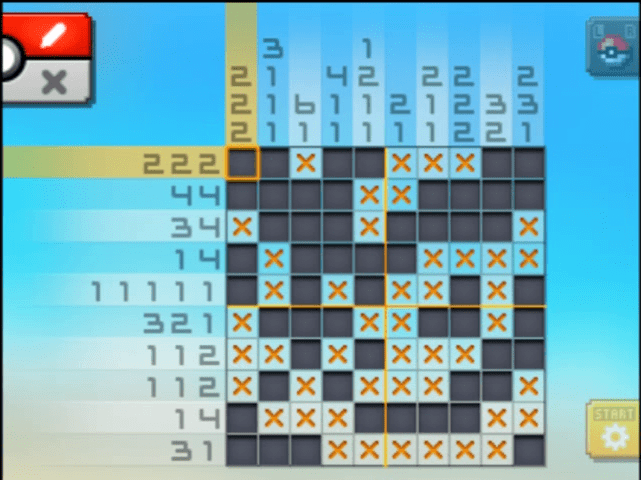 [ Pokemon Picross ] The answer of Standard stage [S07-06] and  the answer of Alt-World stage [A07-05]