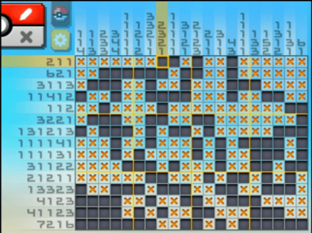 [ Pokemon Picross ] The answer of Standard stage [S07-07] and  the answer of Alt-World stage [A07-07]
