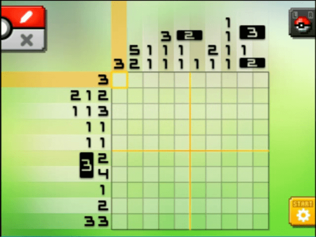 [ Pokemon Picross ] The puzzle of Alt-World stage [A08-05