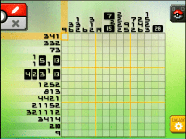 [ Pokemon Picross ] The puzzle of Alt-World stage [A08-07