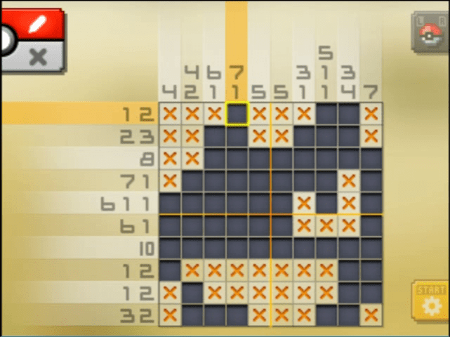 [ Pokemon Picross ] The answer of Standard stage [S08-02] and  the answer of Alt-World stage [A08-04]