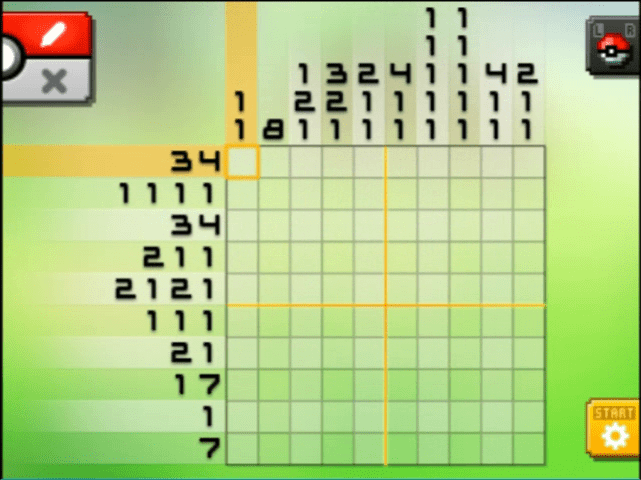 [ Pokemon Picross ] The puzzle of Standard stage [S08-05