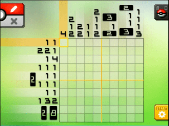[ Pokemon Picross ] The puzzle of Alt-World stage [A09-03