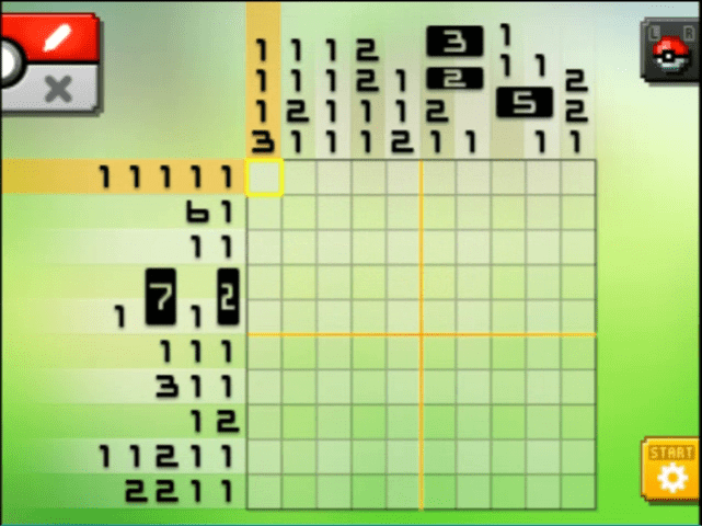 [ Pokemon Picross ] The puzzle of Alt-World stage [A09-05