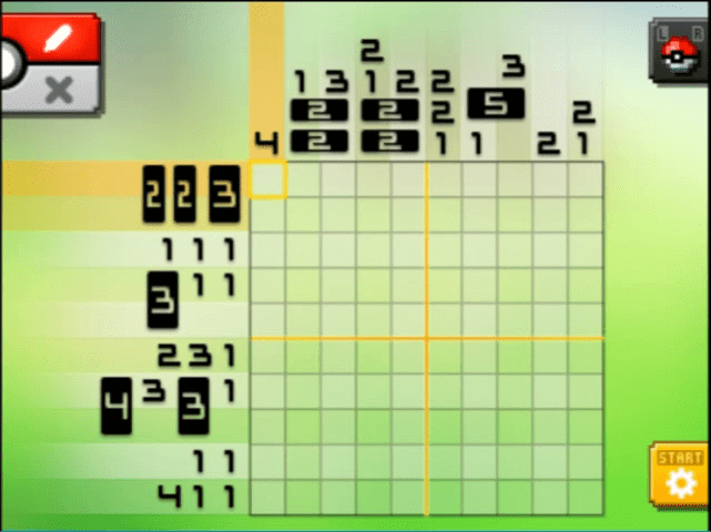 [ Pokemon Picross ] The puzzle of Alt-World stage [A09-07
