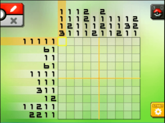 [ Pokemon Picross ] The puzzle of Standard stage [S09-03