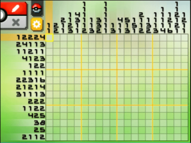 [ Pokemon Picross ] The puzzle of Standard stage [S09-09