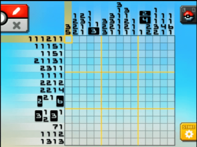 [ Pokemon Picross ] The puzzle of Alt-World stage [A10-02