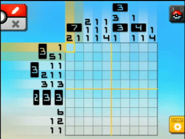 [ Pokemon Picross ] The puzzle of Alt-World stage [A10-08