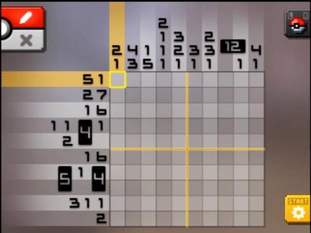 [ Pokemon Picross ] The puzzle of Alt-World stage [A10-09