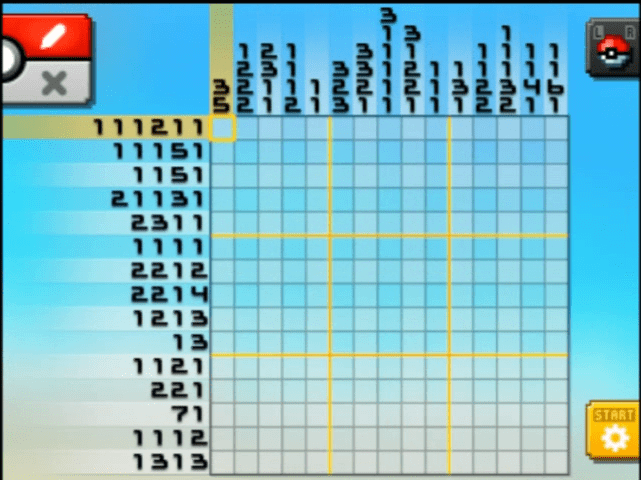 [ Pokemon Picross ] The puzzle of Standard stage [S10-03