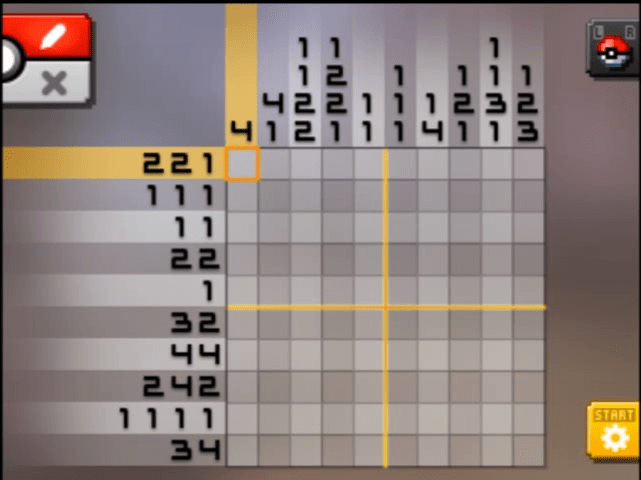 [ Pokemon Picross ] The puzzle of Standard stage [S10-06