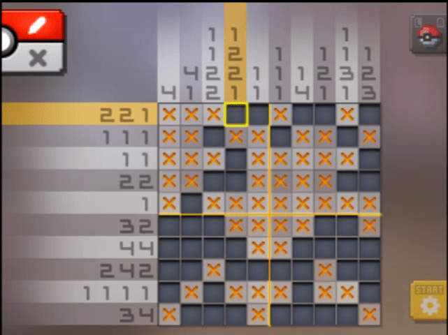 [ Pokemon Picross ] The answer of Standard stage [S10-06] and  the answer of Alt-World stage [A10-01]
