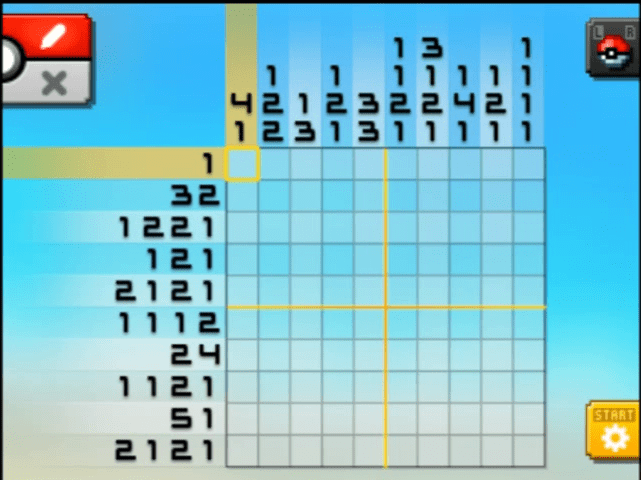 [ Pokemon Picross ] The puzzle of Standard stage [S10-08