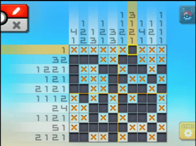 [ Pokemon Picross ] The answer of Standard stage [S10-08] and  the answer of Alt-World stage [A10-03]