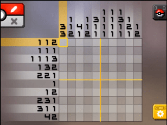 [ Pokemon Picross ] The puzzle of Standard stage [S11-02