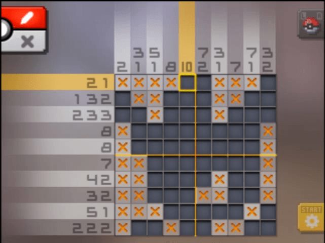 [ Pokemon Picross ] The answer of Standard stage [S11-03] and  the answer of Alt-World stage [A11-03]