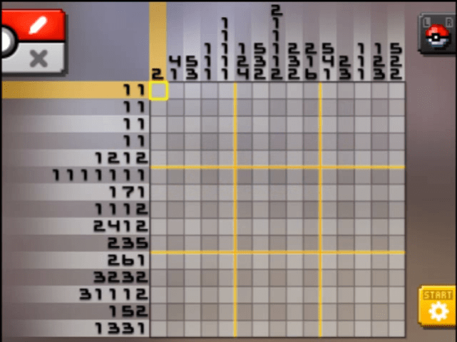 [ Pokemon Picross ] The puzzle of Standard stage [S11-06