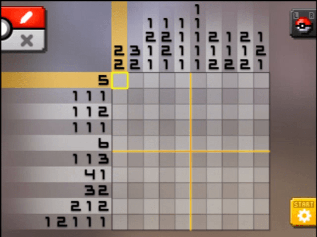 [ Pokemon Picross ] The puzzle of Standard stage [S11-07