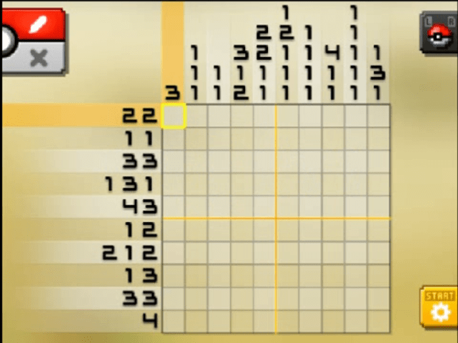 [ Pokemon Picross ] The puzzle of Standard stage [S12-02