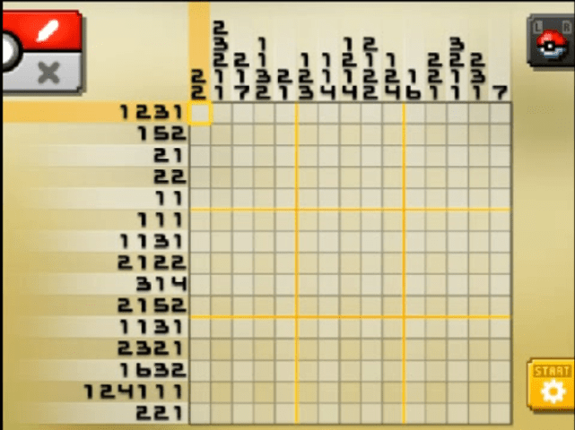 [ Pokemon Picross ] The puzzle of Standard stage [S12-05