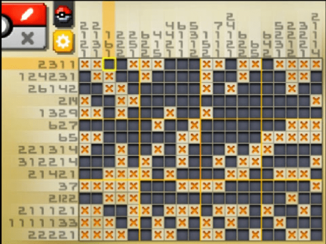[ Pokemon Picross ] The answer of Standard stage [S12-09] and  the answer of Alt-World stage [A12-09]