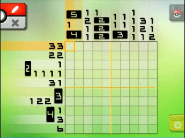 [ Pokemon Picross ] The puzzle of Alt-World stage [A13-01