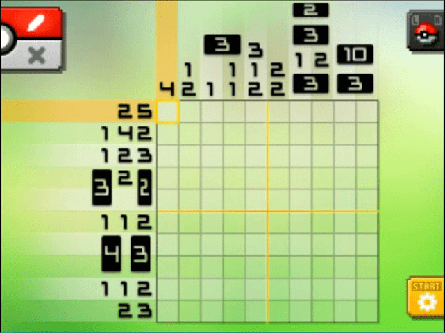[ Pokemon Picross ] The puzzle of Alt-World stage [A13-04