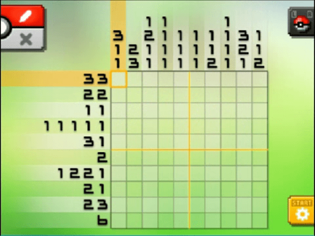 [ Pokemon Picross ] The puzzle of Standard stage [S13-05