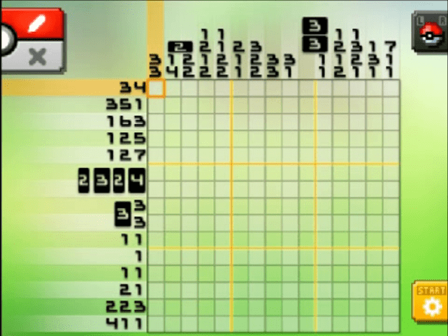 [ Pokemon Picross ] The puzzle of Alt-World stage [A14-03