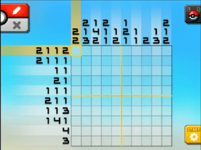 [ Pokemon Picross ] The puzzle of Standard stage [S14-01