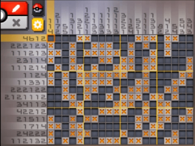 [ Pokemon Picross ] The answer of Standard stage [S14-10] and  the answer of Alt-World stage [A14-10]