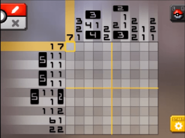 [ Pokemon Picross ] The puzzle of Alt-World stage [A15-01