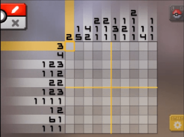 [ Pokemon Picross ] The puzzle of Standard stage [S15-03