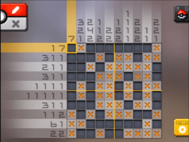 [ Pokemon Picross ] The answer of Standard stage [S15-09] and  the answer of Alt-World stage [A15-01]