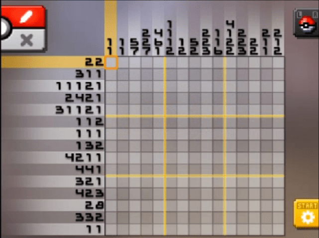 [ Pokemon Picross ] The puzzle of Standard stage [S15-10