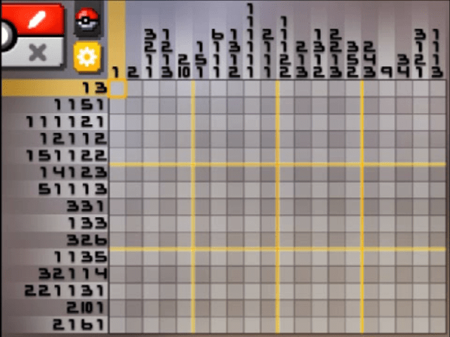 [ Pokemon Picross ] The puzzle of Standard stage [S15-11