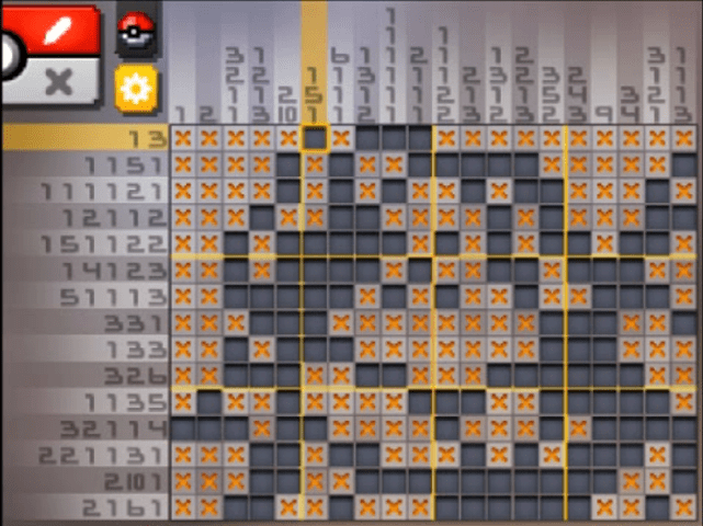 [ Pokemon Picross ] The answer of Standard stage [S15-11] and  the answer of Alt-World stage [A15-11]