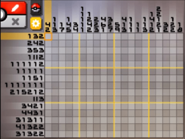 [ Pokemon Picross ] The puzzle of Standard stage [S15-12