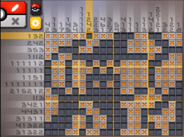 [ Pokemon Picross ] The answer of Standard stage [S15-12] and  the answer of Alt-World stage [A15-12]