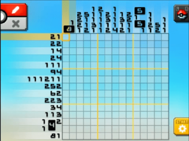 [ Pokemon Picross ] The puzzle of Alt-World stage [A16-05
