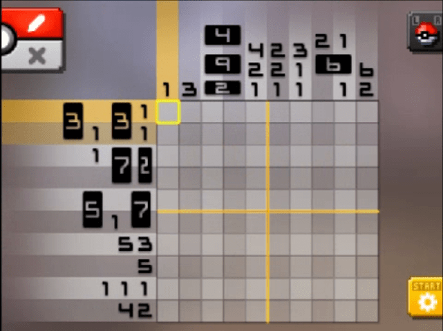 [ Pokemon Picross ] The puzzle of Alt-World stage [A16-07