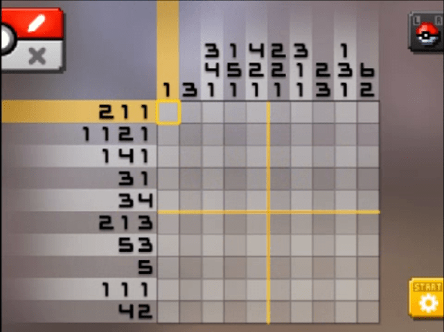 [ Pokemon Picross ] The puzzle of Standard stage [S16-03