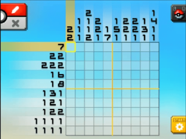 [ Pokemon Picross ] The puzzle of Standard stage [S16-05