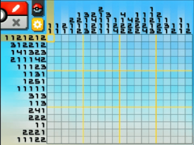 [ Pokemon Picross ] The puzzle of Standard stage [S16-10